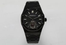 R8厂爱彼皇家橡树陀飞轮V2升级版全黑腕表-涛哥玩表