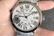 AF厂卡地亚伦敦RONDE男士42mm系列白面钢带-涛哥玩表