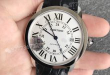 AF厂卡地亚伦敦RONDE男士42mm系列鳄鱼皮-涛哥玩表