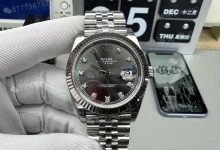 VS厂劳力士日志41mm灰盘刻丹东3235机芯做工评测-涛哥玩表