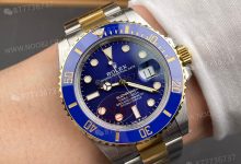 vs厂劳力士配重间金蓝水鬼41mm重186G细节做工如何?-涛哥玩表